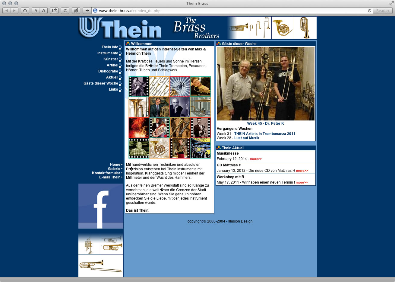 Max und Heinrich Thein, Blechblasinstrumente Bremen - www.thein-brass.de